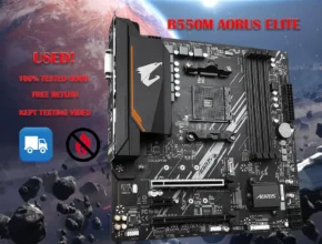 GIGABYTE AORUS ELITE 마더보드, AMD B550 소켓, AM4 DDR4 HDMI 호환, 128GB PCI-E 4.0 M.2