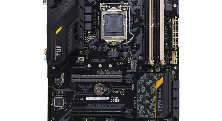 중고 메인보드, ASUS Z270 마더보드, TUF Z270 Mark 2, ATX 폼 팩터, LGA 1151 소켓, 7 세대 6 세대 코어 CPU, 4 DDR4 슬롯