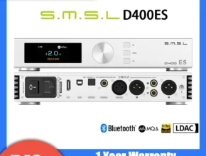 SMSL D400ES 오디오 디코더 MQA-CD DAC 칩, 리모컨 포함, ES9039MSPRO, MQA XU316, DSD512, AES I2S, 32 비트, 768kHz, 블루투스 5.1