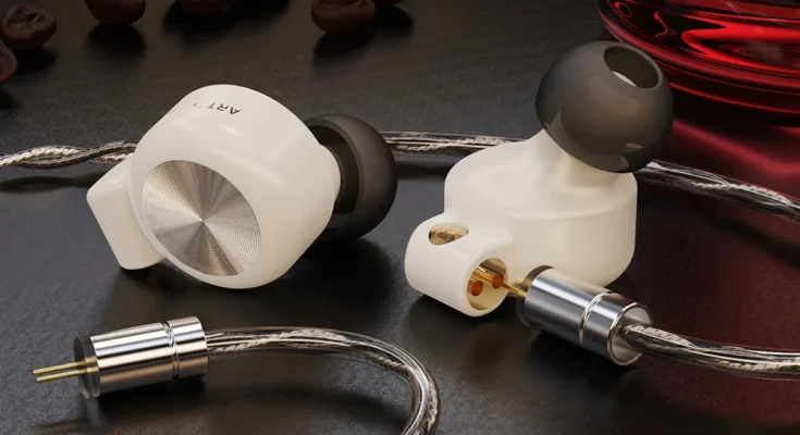 ARTTI T10 최고의 평면 인이어 유선 HIFI IEM 이어폰, 14.2mm 드라이버 스테레오 베이스 모니터 헤드폰, 3.5mm, 4.4mm 0.78 2 핀 플러그 포함