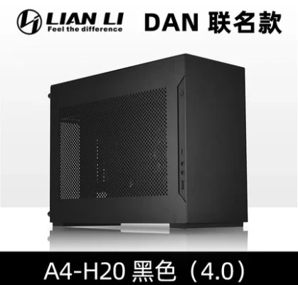 Lian-Li A4-H2O 미니 ITX 컴퓨터 케이스, PCIe 4.0, PCIe 4.0 미니 ITX 케이스, DAN 케이스, 공동 브랜드 지원, 240 CPU AIO 냉각