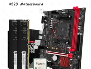 A520M AM4 마더보드 키트 AMD Ryzen R5 5500 키트, DDR4 32GB 3200MHz 지지대 M.2 NVME 듀얼 채널 DDR4 RAM WIN11