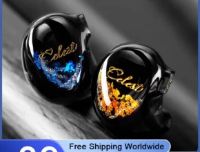 Kinera Celest Plutus Beast 이어폰, 1BC + 1BA + 1SPD™인이어 모니터 유선 골전도 하이브리드 드라이버, IEM 케이블, HiFi 헤드셋