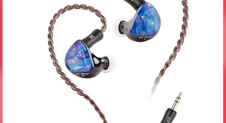 EPZ Q1 Pro Yunshuilan 이어폰 유선 HIFI Bass 이어 버드 IEM 이어폰 형 게임용 헤드폰 MIC Type C 0.78 2 핀 분리형 케이블