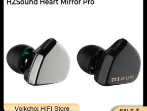 HZSound 하트 미러 프로 인이어 이어폰, 10mm CNT 다이내믹 드라이버 모니터, 마이크 2 핀, 2.5, 3.5, 4.4mm 플러그 케이블