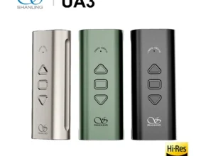 SHANLING UA3 고해상도 HIFI 휴대용 USB DAC AMP, AK4493SEQ 라인 밸런스드 오디오 출력, C 타입에서 3.5mm 4.4mm 스위치 PC 휴대폰용